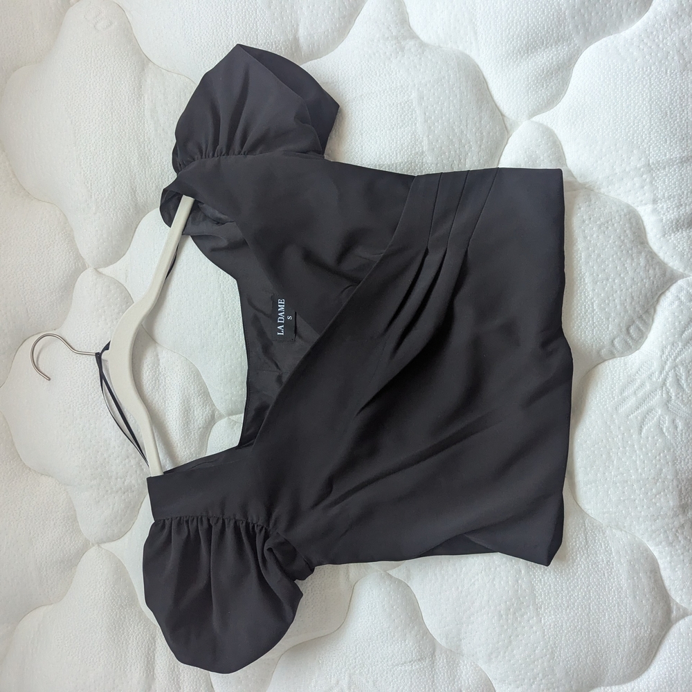 Elegant Black Blouse by LA DAME